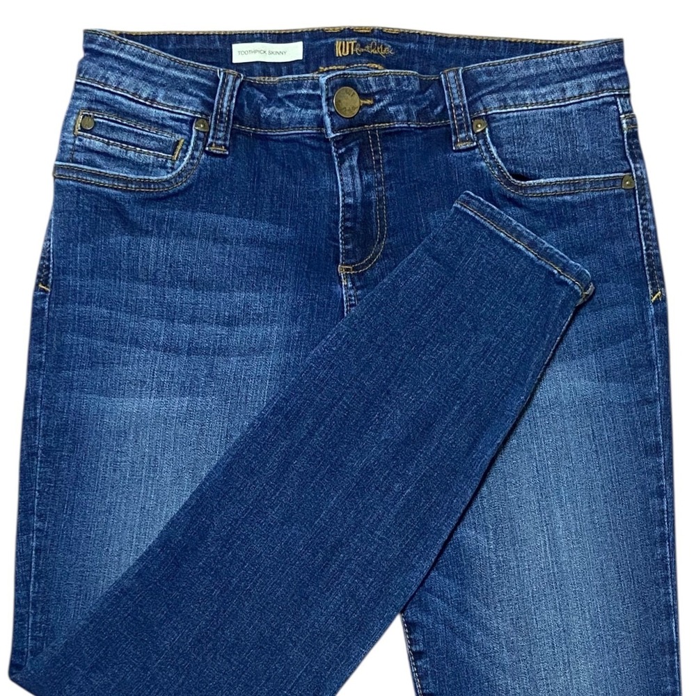 KUT from the Kloth Toothpick Skinny Jeans‎ Dark Wash Minimalist Women's Size 8S